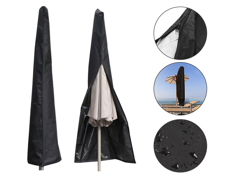 Waterproof Outdoor Patio Umbrella Cover with Zipper